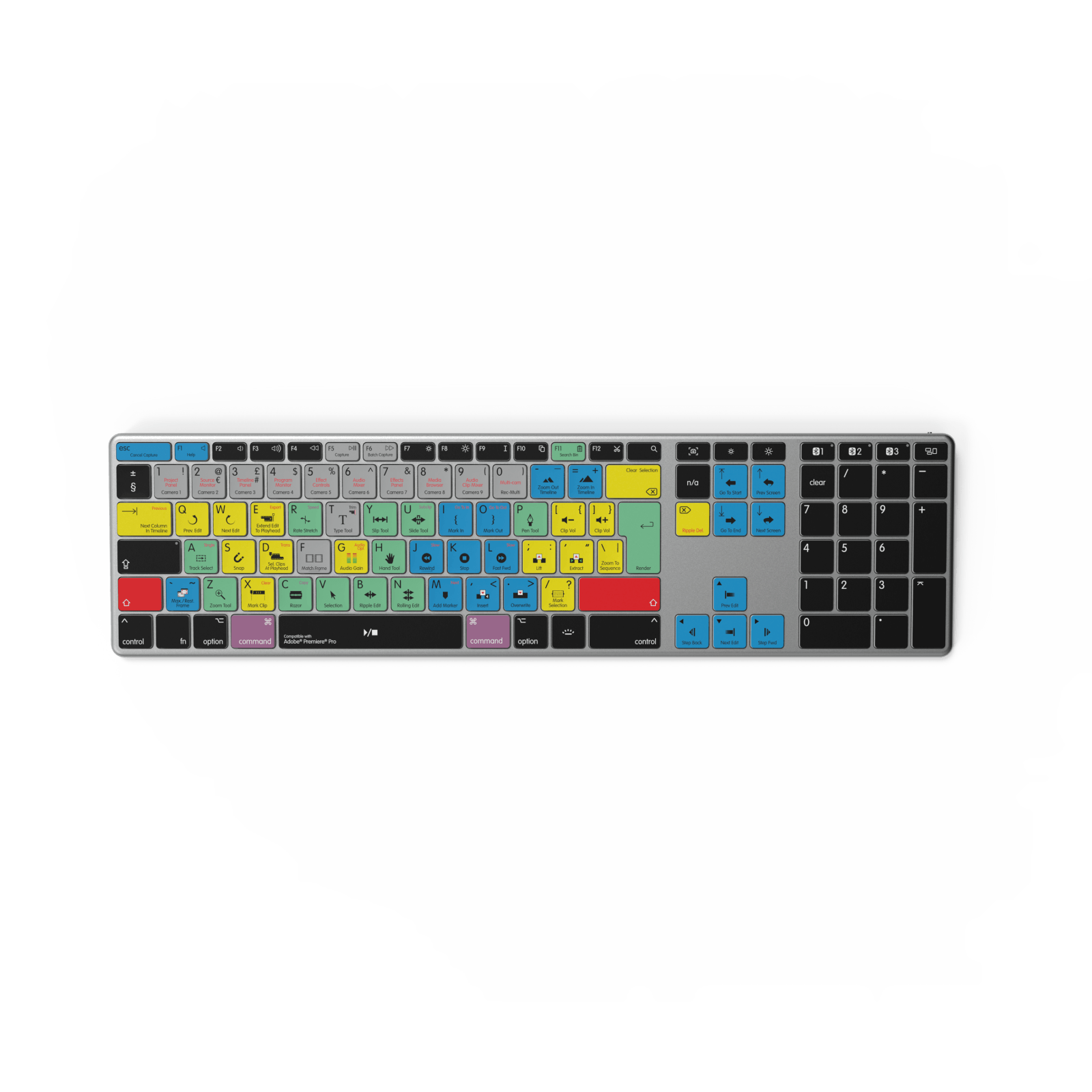NEW Adobe Premiere Keyboard | Backlit & Wireless | Mac and PC - Editors Keys