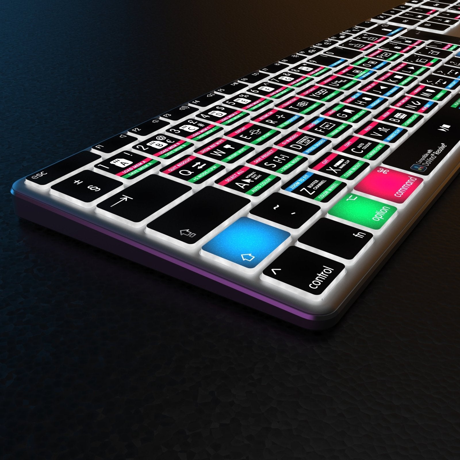 NEW Davinci Resolve Keyboard | Backlit & Wireless | Mac and PC - Editors Keys