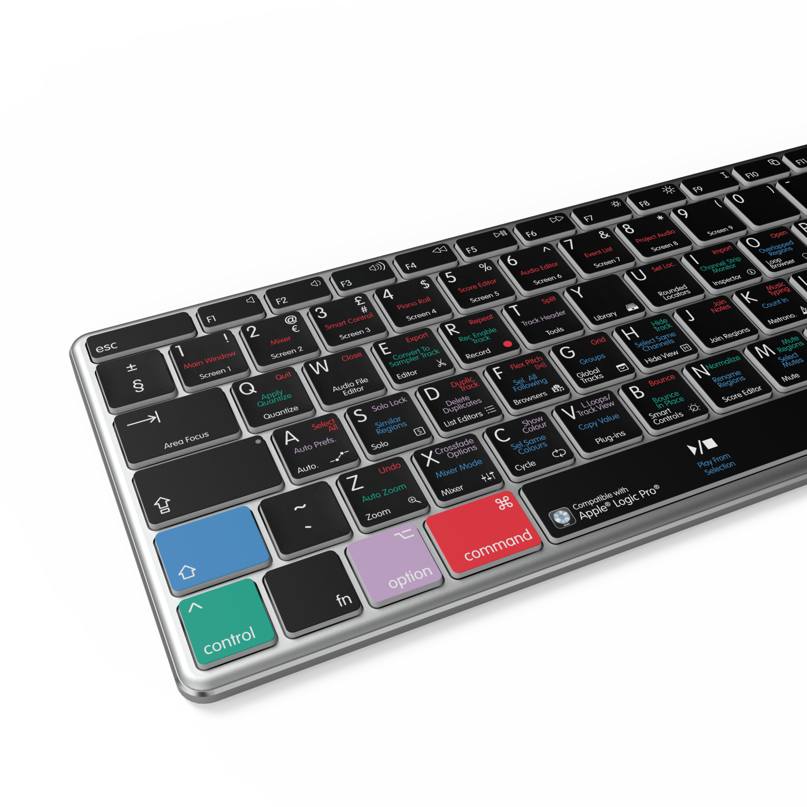NEW Logic Pro Keyboard | Backlit & Wireless | Mac - Editors Keys