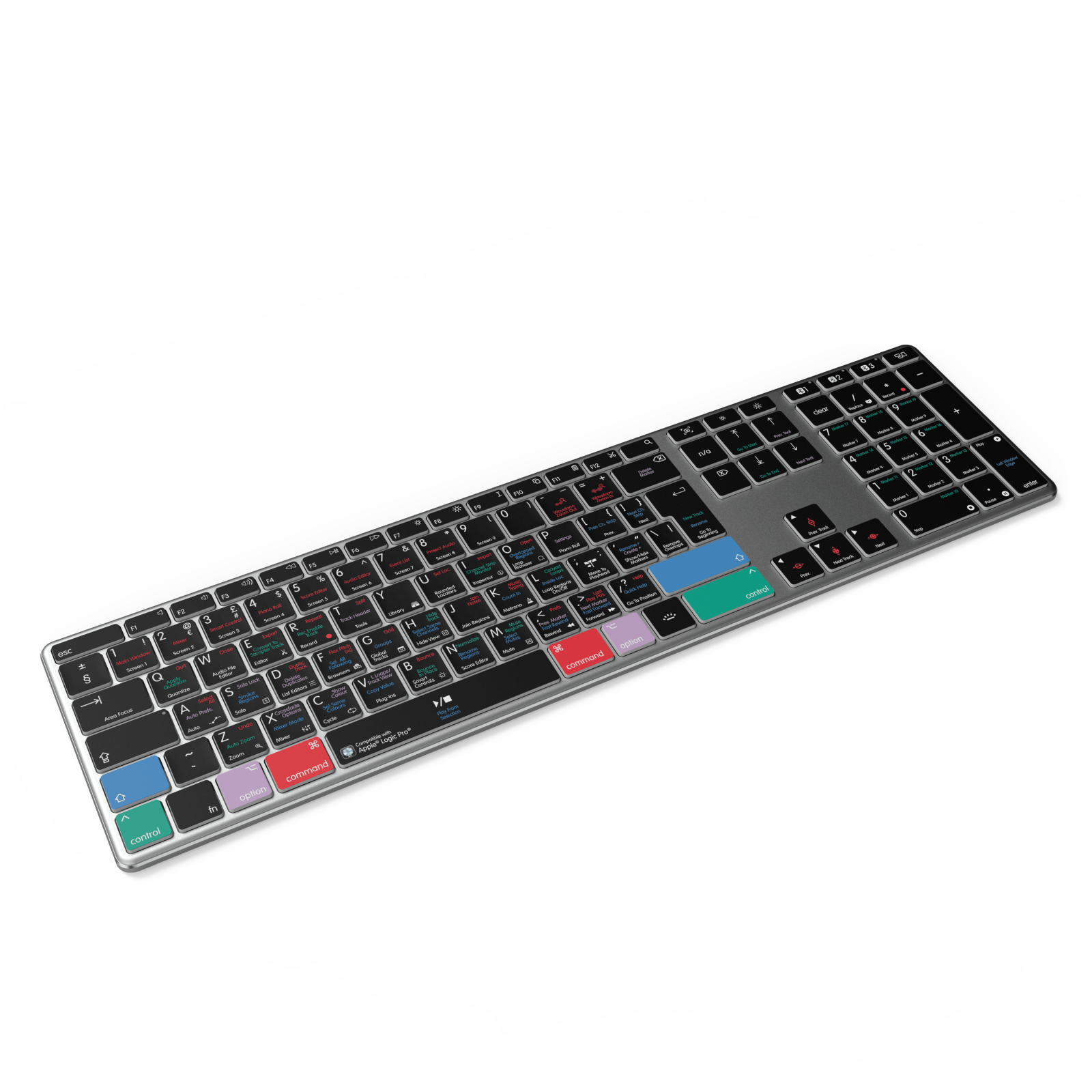 NEW Logic Pro Keyboard | Backlit & Wireless | Mac - Editors Keys