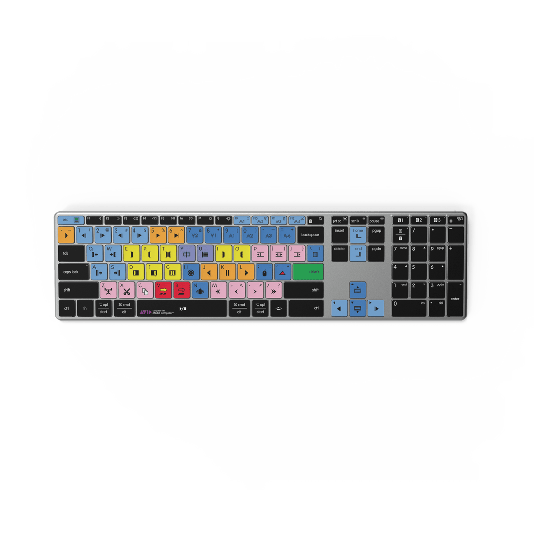 Key Edit Microcomputer Video Editing Keyboards - Mac & PC Shortcut Keyboards by Editors Keys