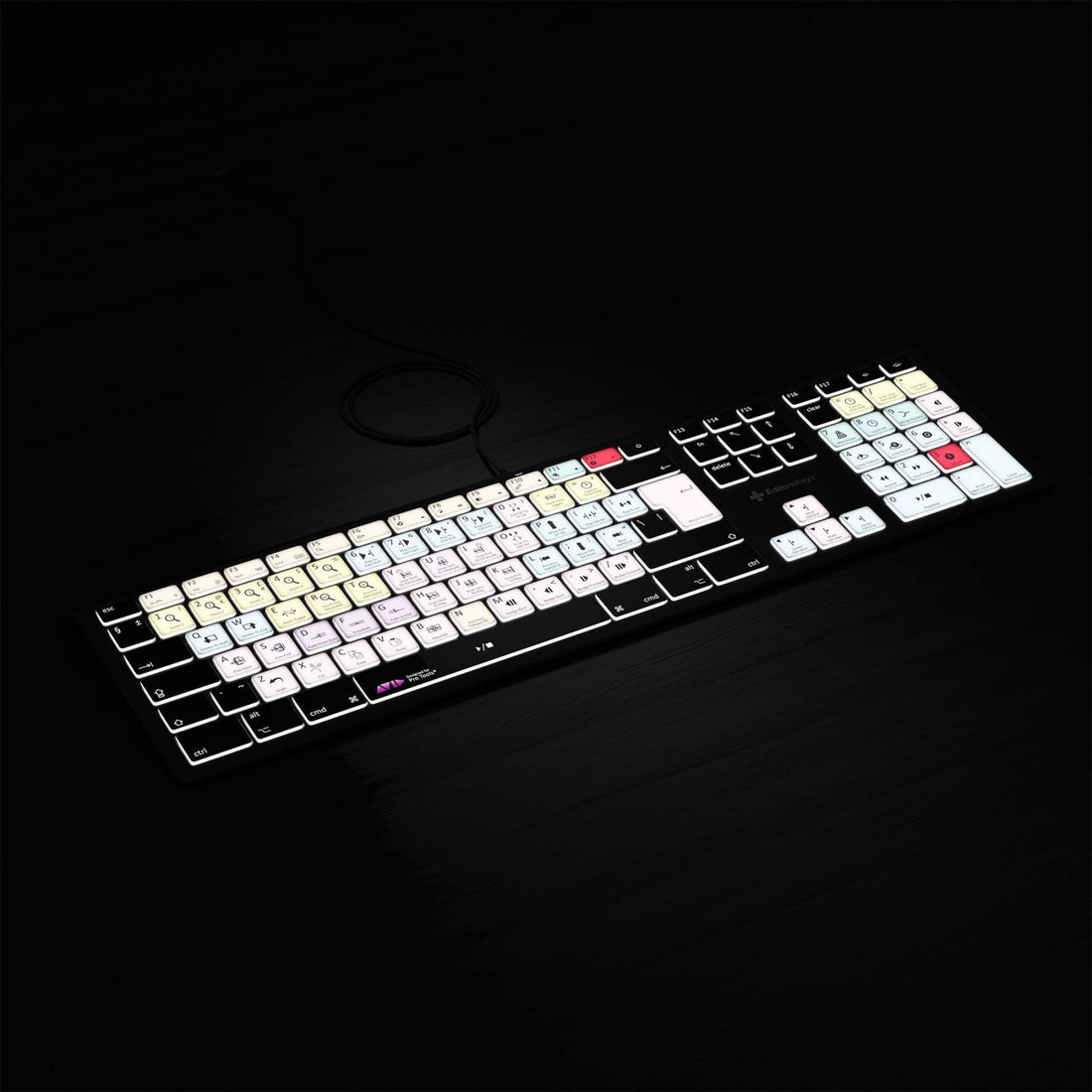 Backlit Avid Pro Tools Keyboard For Mac or PC
