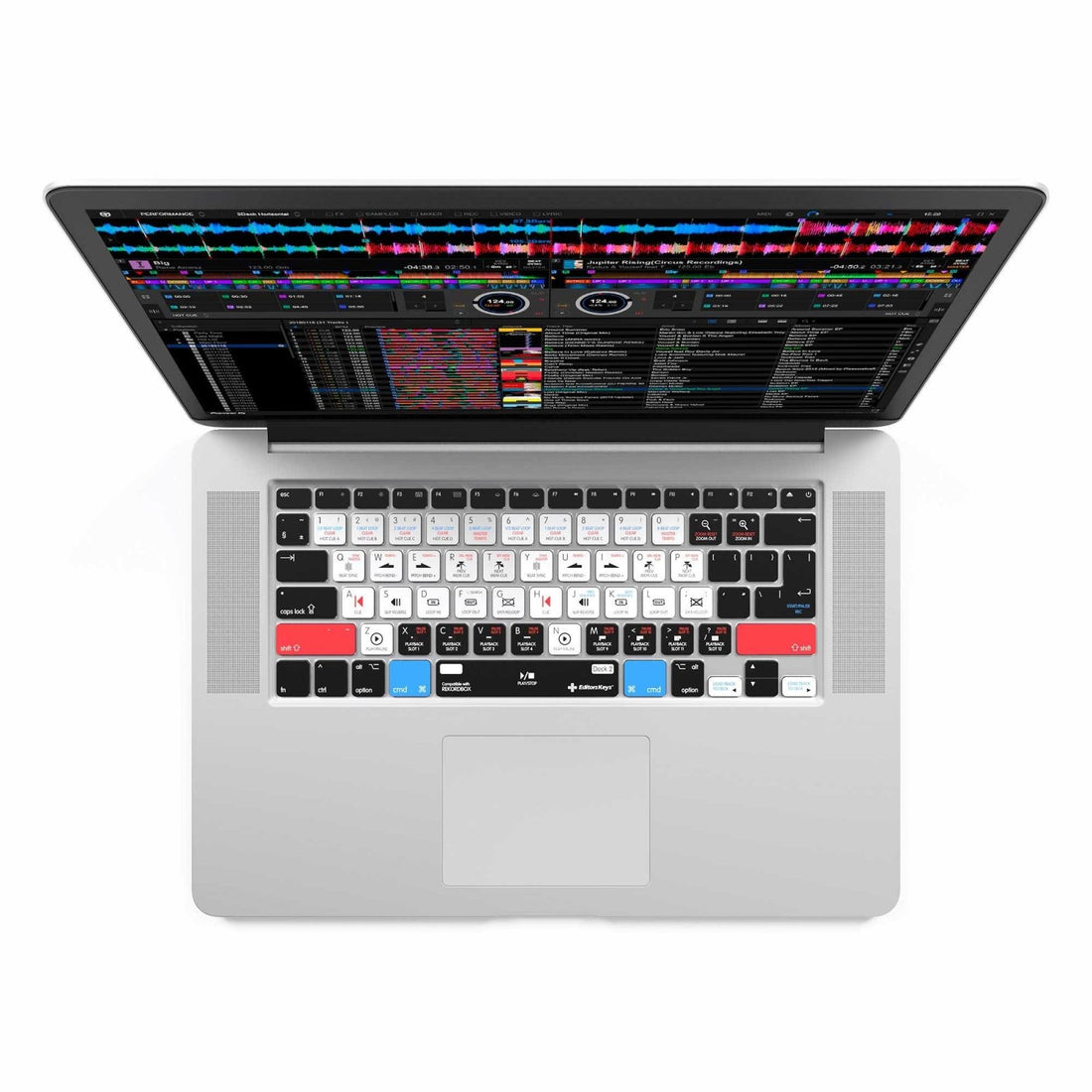 Rekordbox Keyboard Cover for MacBook Pro & Air | DJ Shortcut Cover