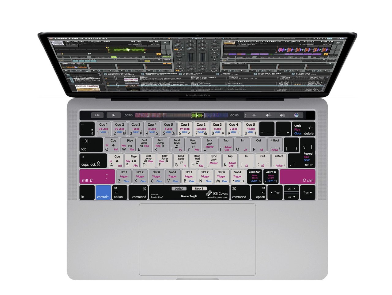 Traktor Pro Keyboard Covers for MacBook and iMac