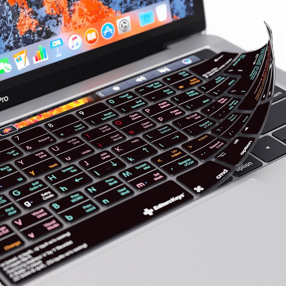 Vi & VIM Keyboard Covers for MacBook & iMac keyboards